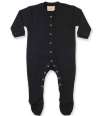LW50T Larkwood Baby Sleepsuit Black colour image